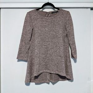 4/$16 ❇️ COIN 1804 Heathered Mauve Sweater